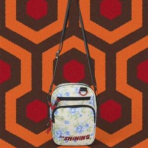 RARE NWT Dumbgood The Shining Twins Floral Wallpaper Mini Messenger Bag